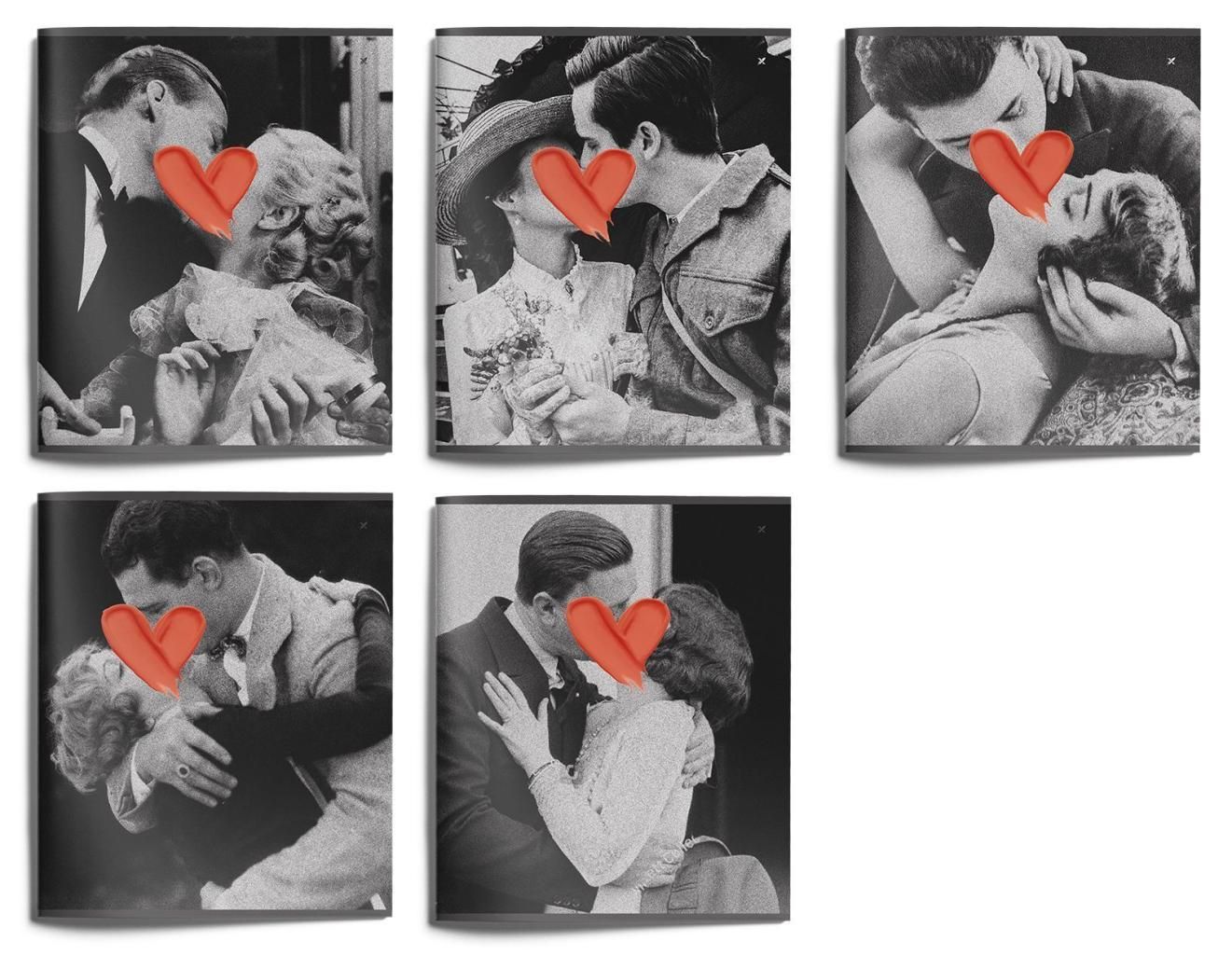 Тетрадь 48 л. А5 клетка скрепка LOREX VINTAGE LOVE мелованный картон, запечатка форзаца, soft touch, выборочный УФ-лак