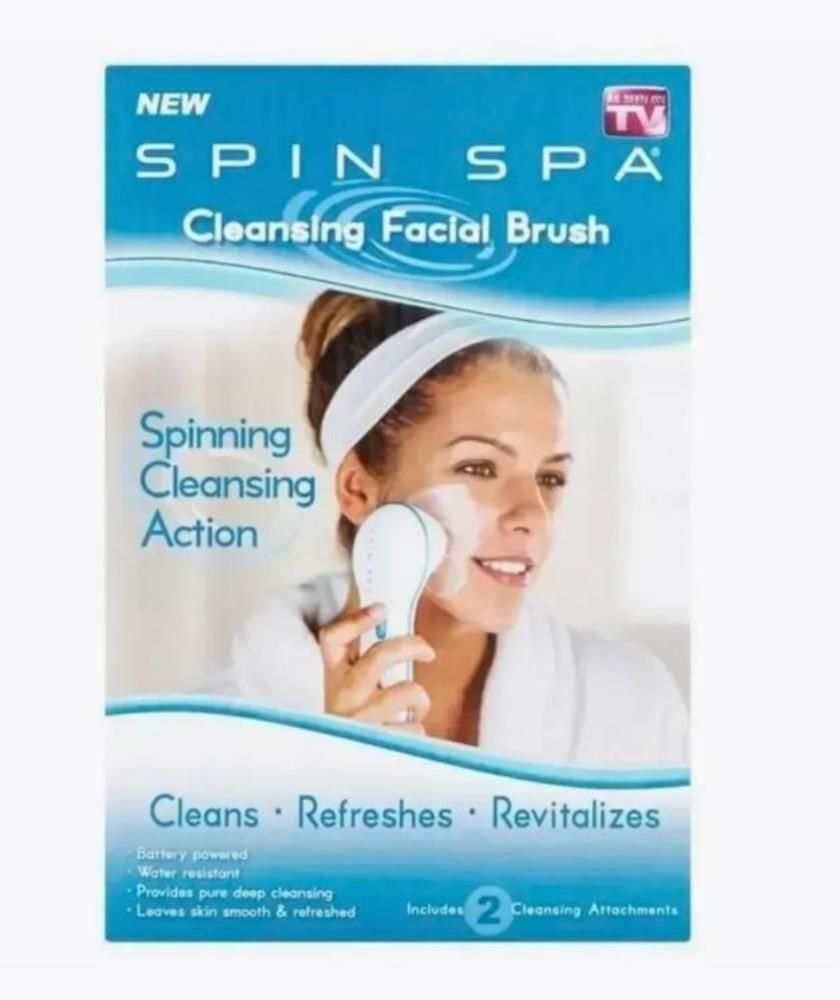 Очищающая щеточка для лица Spin spa Cleansing Facial Brush