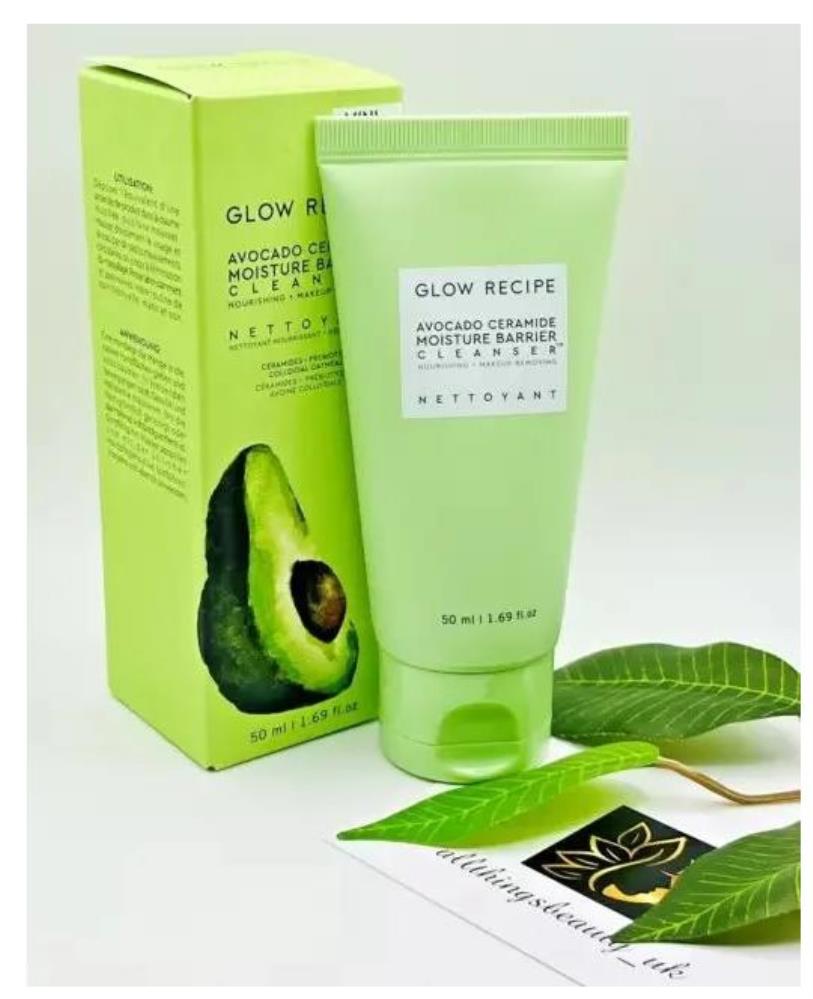 Очищающее средство для умывания с керамидами  GLOW RECIPE Avocado Ceramide moisture barried cleancer 50ml