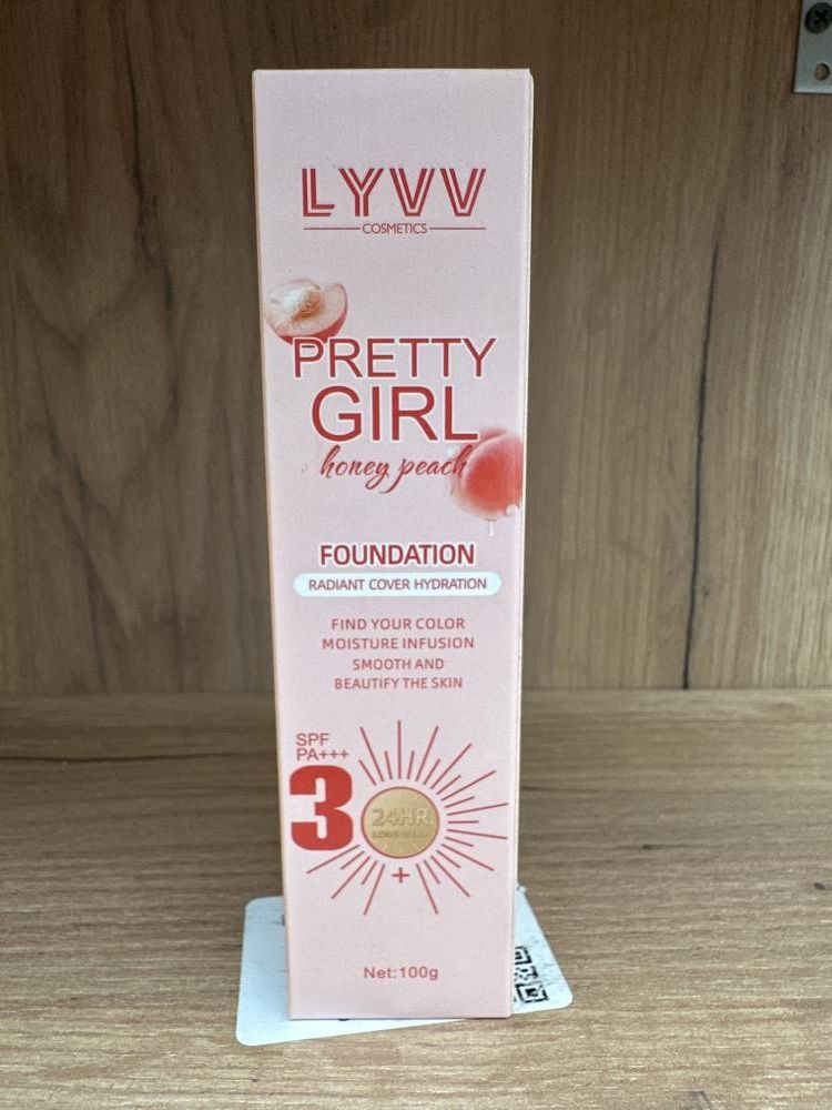 Тональный крем Pretty Girl Honey Peach SPF 30, 100 гр